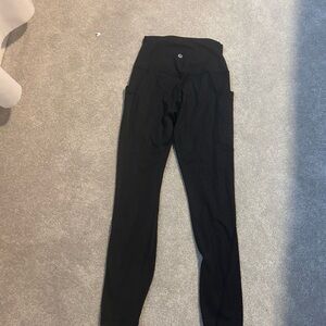 Black Size 4 Lululemon Leggings